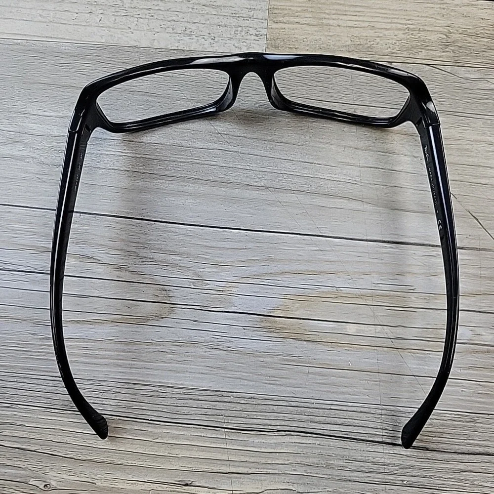 Ray Ban RB 4107 601 3N Rectangle Black Sunglasses Italy FRAMES ONLY‎ No Lenses